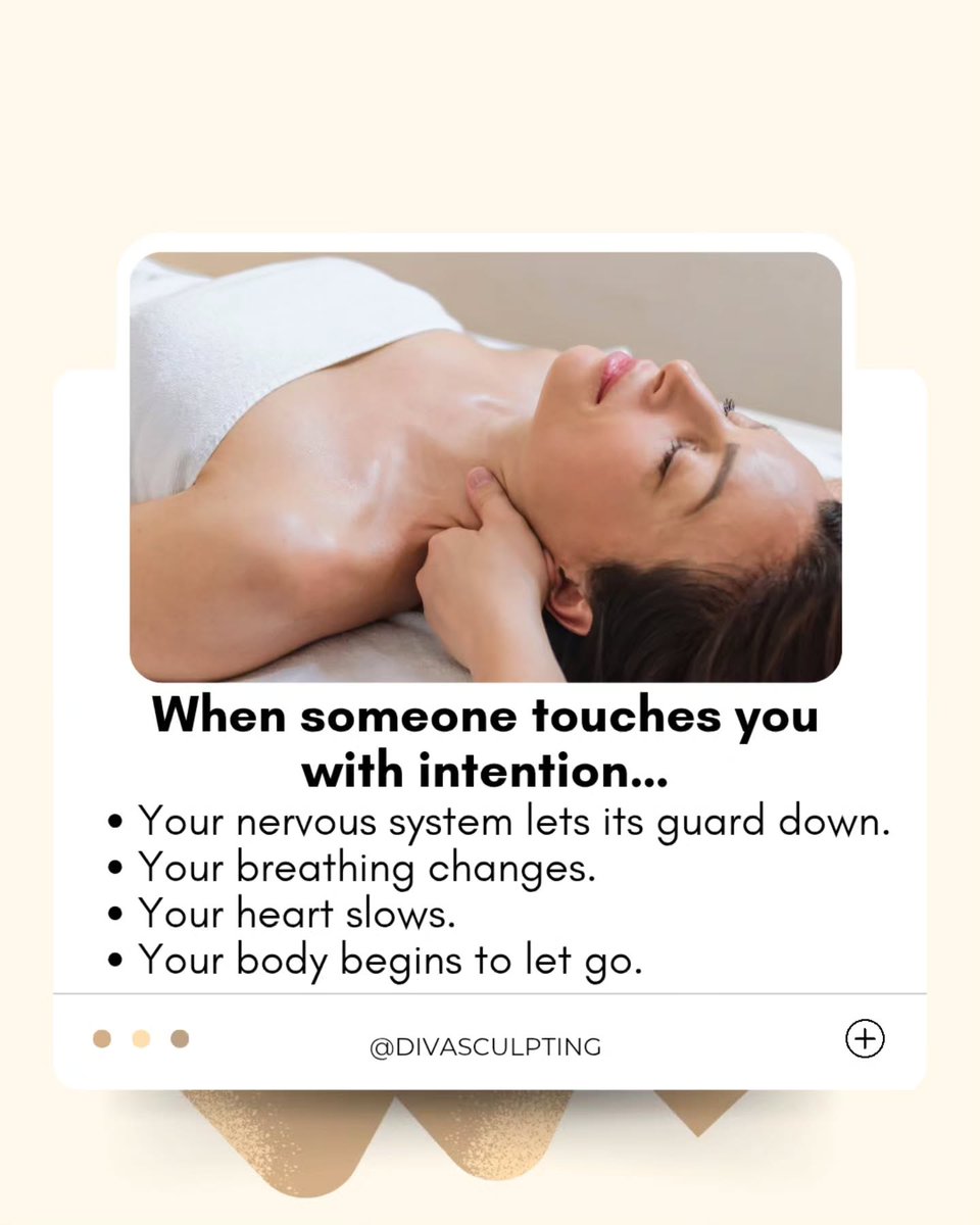 KaleyMcglos5's tweet photo. Your body speaks before you notice. Stress lives in your shoulders, exhaustion in your back. Therapeutic massage helps release tension and restore calm. Sometimes, your body just needs to feel safe enough to let go. https://t.co/HZl3LYGrbf