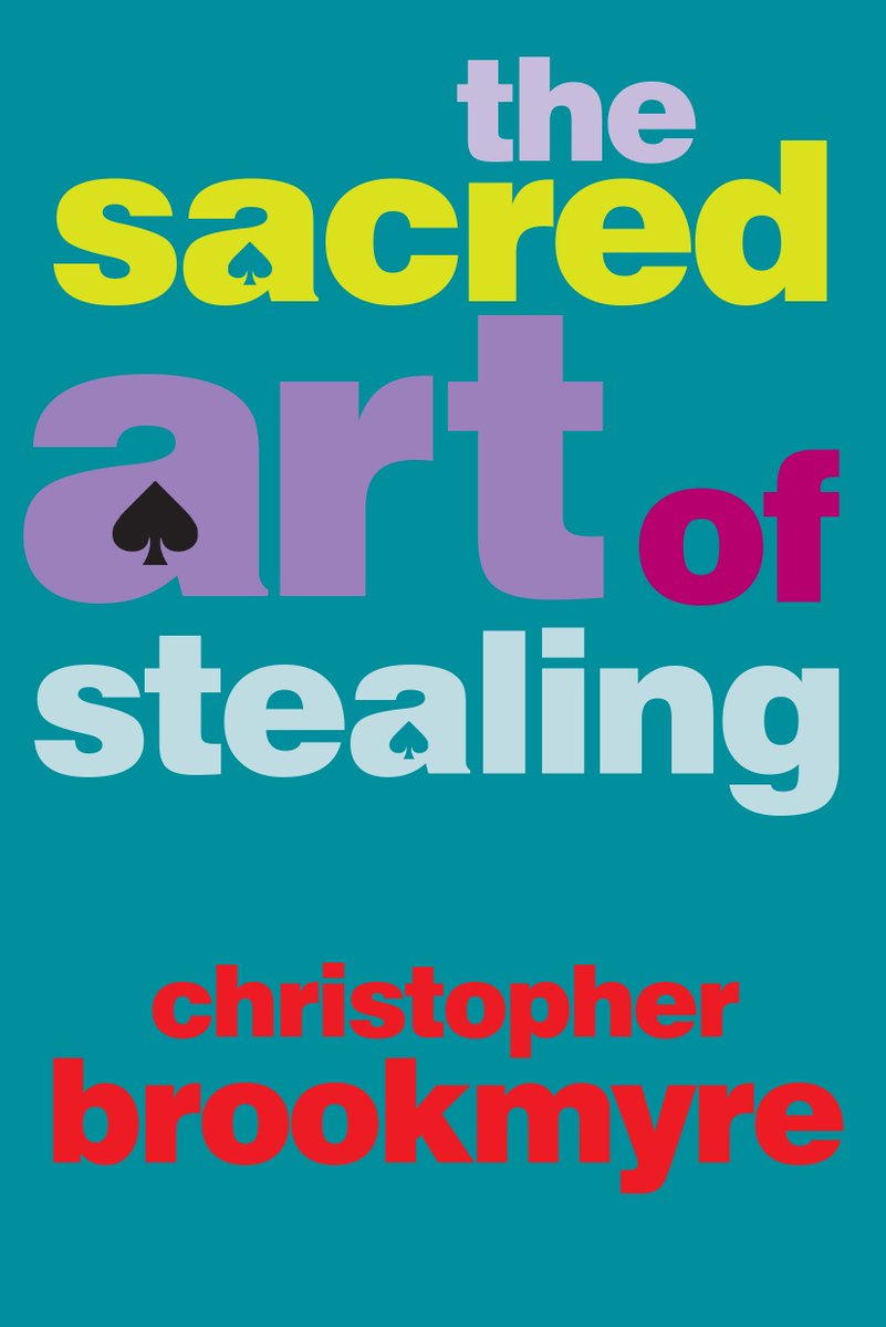 ficphobic's tweet photo. the sacred art of stealing - christopher brookmyre https://t.co/Yhei46X51v