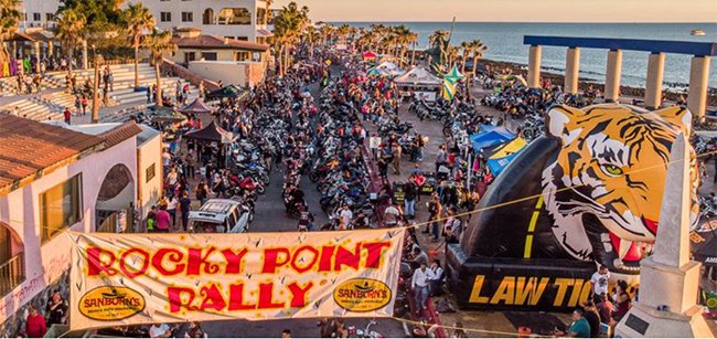 MexicoInsurance's tweet photo. Save the date, riders! 🏍️ The 26th annual Rocky Point Rally rolls into Puerto Peñasco November 12–15, 2026! Enjoy rides, live music, the parade, beach events, charity poker, &amp; more.  Start planning now.Register and learn more: https://t.co/9IJLCencyJ #bikemexico #PuertoPeñasco https://t.co/EUK7mwkRcD