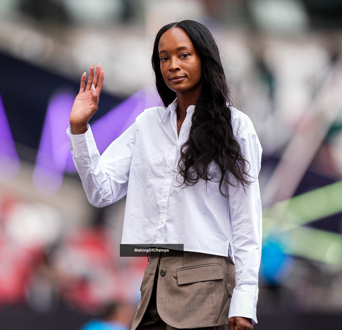 MakingOfChamps's tweet photo. Officially retiring at the end of this season!

Former 400mH World Record holder, Dalilah Muhammad will be hoping to bow out on a high after her competition in Budapest.

Muhammad has a Season's Best of 53.16s, and will be up against her compatriot, Anna Cockrell in heat 2. https://t.co/TdMCIvBJn4