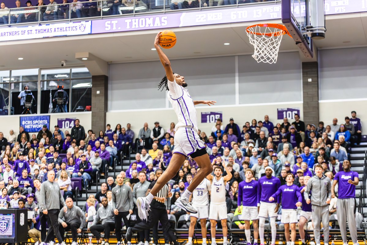 TommieMBBall's tweet photo. Guard Kendall Blue to rejoin Tommie Men's Basketball in 2026-27 after NCAA Sweet 16 appearance with Nebraska last season
#RollToms | #USST https://t.co/CWh3B0JrUv