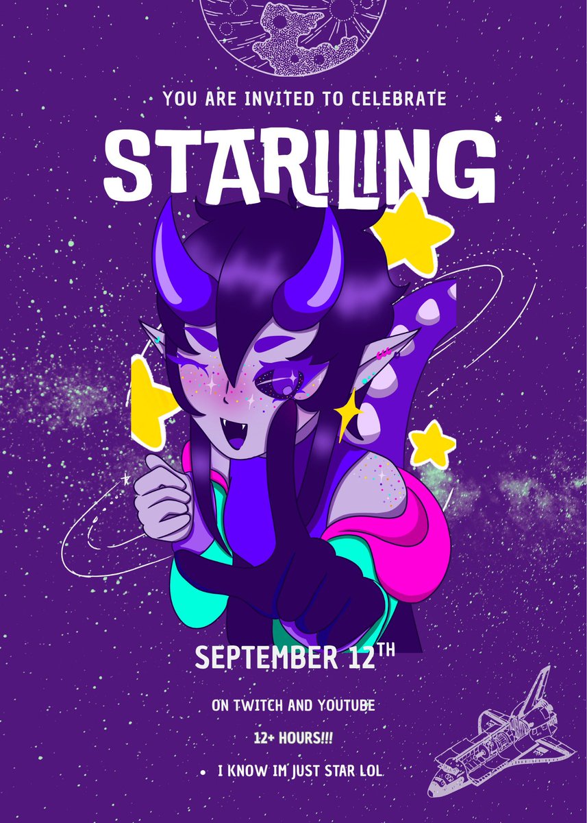 startheastro's tweet photo. IT’S THAT TIME OF THE YEAR GUYS!! YOU ARE ALL INVITED TO MY THRID ANNUAL BIRTHDAY STREAM!!

NEW!! Live2D Model Debut!!!
Gaming!!
General Chatting!!
New Emotes! 
JUST NEW STUFF!!!!

#Live2d #Vtuber #envtuber #modeldebut #vtuberdebut https://t.co/WeQhi706vD