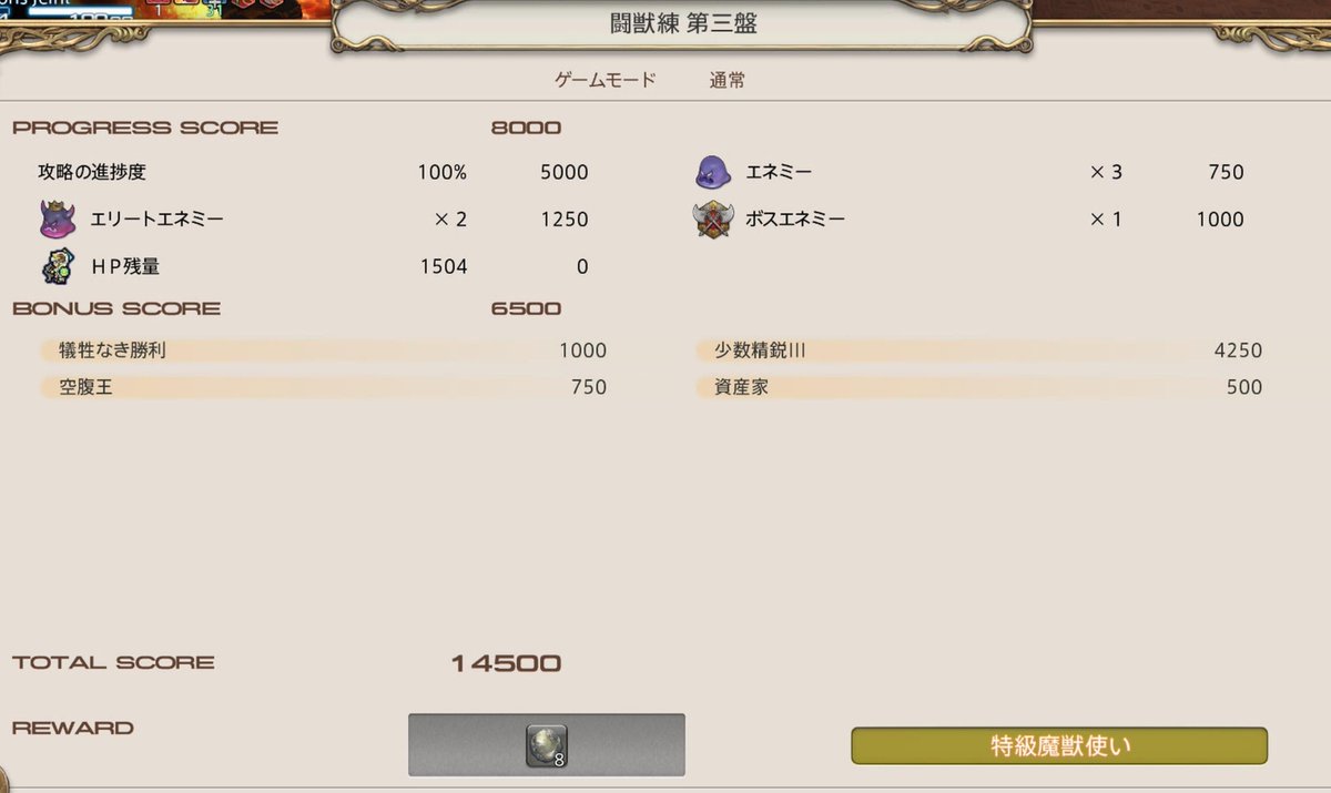 sneaking41's tweet photo. 闘獣練３、３匹のみでクリアできた〜！！！　めちゃくちゃ嬉しい！

ヴェスパ→開幕はなつ、長期戦で２回のファイナルスピアで高火力役
クーシー→ビーストスキン役、おおわざ連携1回やったら最後の一撃で交代
ゲシュンペスト→回復はなつ、強攻撃を代わりに受けるタンク役

この３匹バランス良すぎる https://t.co/FmPLpH6DXx