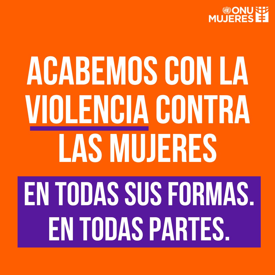 ONU_es's tweet photo. La violencia contra las mujeres y las niñas no es inevitable.
Se puede prevenir.
Los gobiernos tienen la responsabilidad de actuar.
Y todas las personas podemos contribuir:

📣 Alzando la voz frente a la violencia
❌ No normalizando el acoso
💬 Cuestionando estereotipos y actitudes que perpetúan la desigualdad
@ONUMujeres trabaja para que todas las mujeres y niñas puedan vivir libres de violencia.
