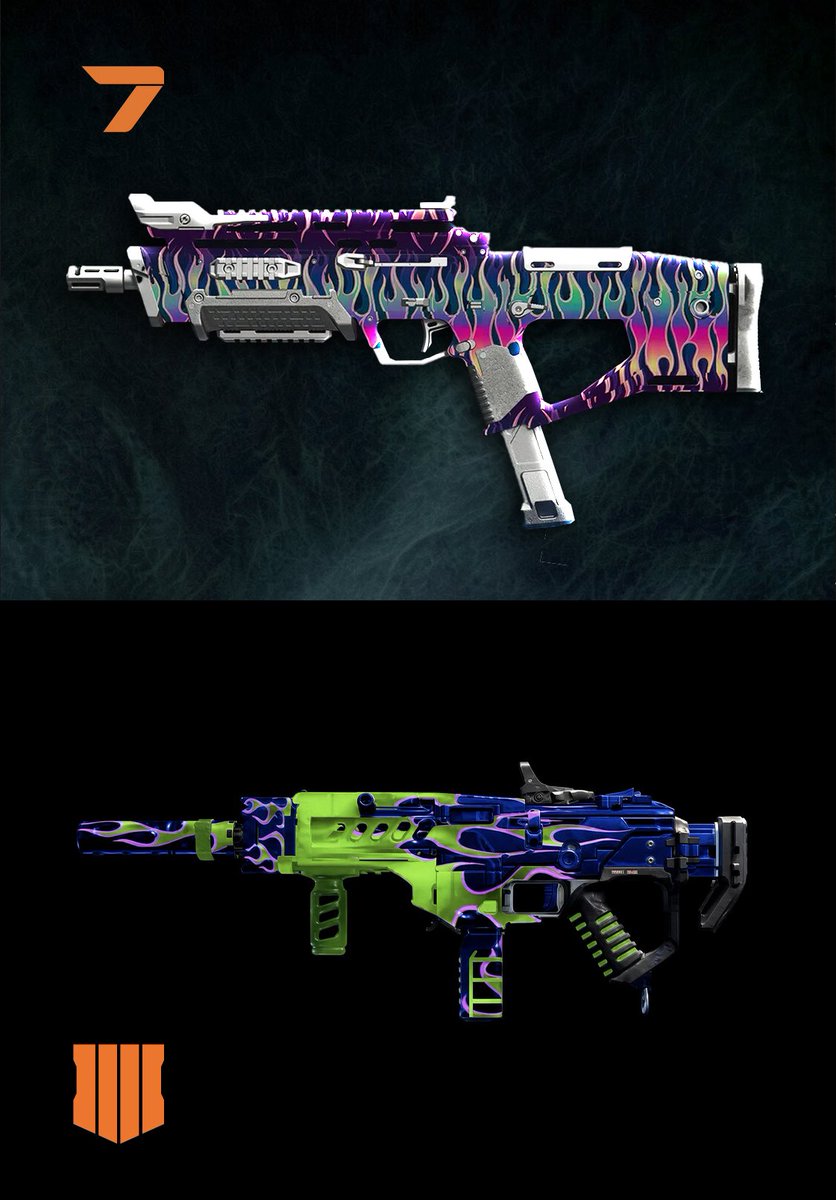 DETONATEDcom's tweet photo. The ‘Hotrod’ Camo (BO4) RETURNS in Black Ops 7 Season 6 👀🔥

💥 Available at the Weapon Prestige Master Level 250 Camo for the VMP. https://t.co/f4IgloDmGF