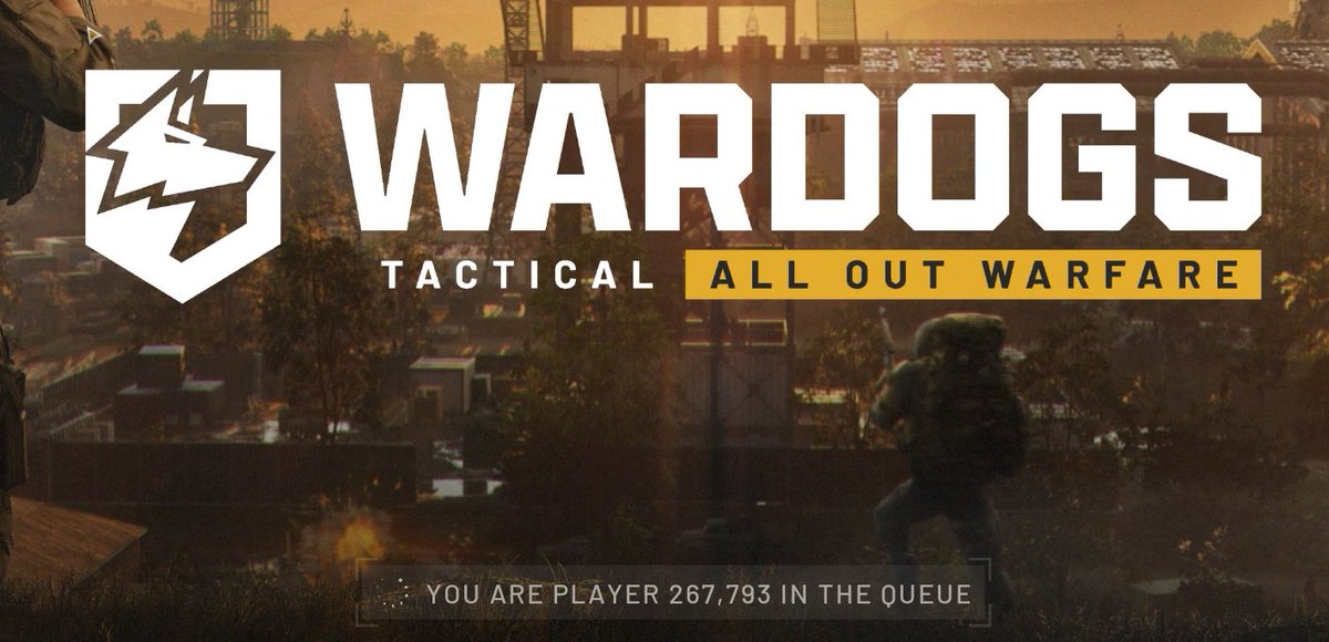 bigmike1129's tweet photo. So glad I could be part of the BETA because I will never get to play this game. Been waiting in queue more than an hour. @WARDOGS this sucks. https://t.co/wrbkGiyjLP