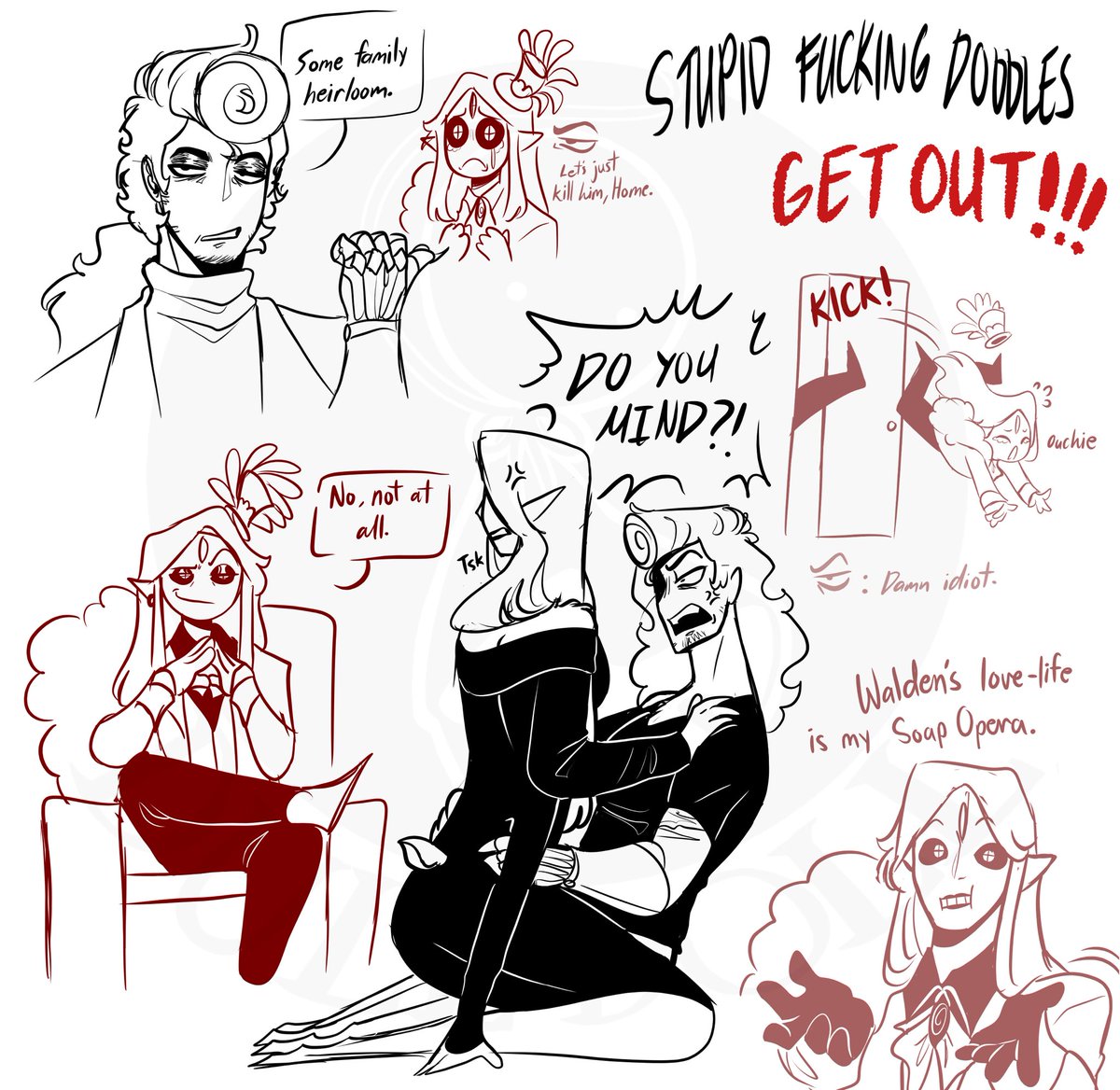 Dull_Doll_00's tweet photo. Stupidahh doodles https://t.co/jPsKIwxQhu