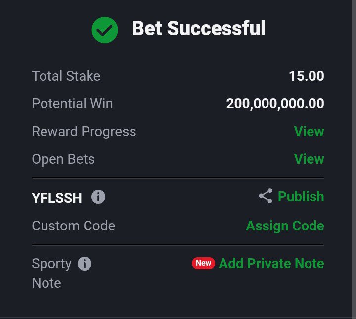 IfioraInnocent's tweet photo. 15 NAIRA stake 📌 

THE MOST DIFFICULT OPTION ON SPORTYBET, IT COULD GET SOFT 
LET'S TRY IT 

YFLSSH

SPORTYBET CODE 👆 

10/10 HANDICAP GAME 💪💰💥✅

CAREFULLY SELECTED WEAKER TEAMS 

STAKE 📌 RESPONSIBLY 🤝 

#BOOMLUCK TO US https://t.co/1VESDBUZzV