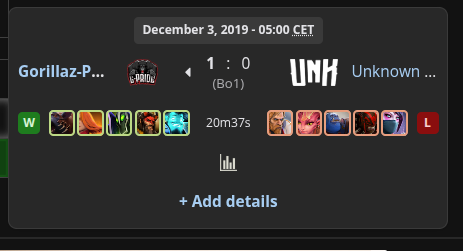 Noxville's tweet photo. Looking for a VOD of this game (Gorillaz Pride vs Unknown) from DreamLeague S13 SA Qualifiers (it's a tiebreaker game)! 

Any language is fine, would be great if it had the draft; and a post-game scoreboard. It wasn't played on ticket, so I don't have a match_id for you. https://t.co/HdCLM6BkKz