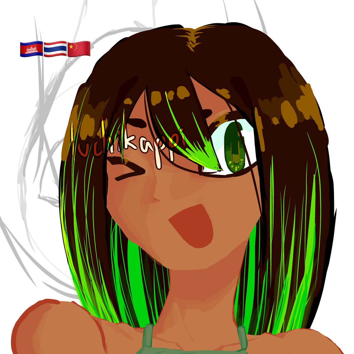 luchikappi's tweet photo. leafy human #bfdi #tpot #leafybfdi https://t.co/ZMQJ32xEyq