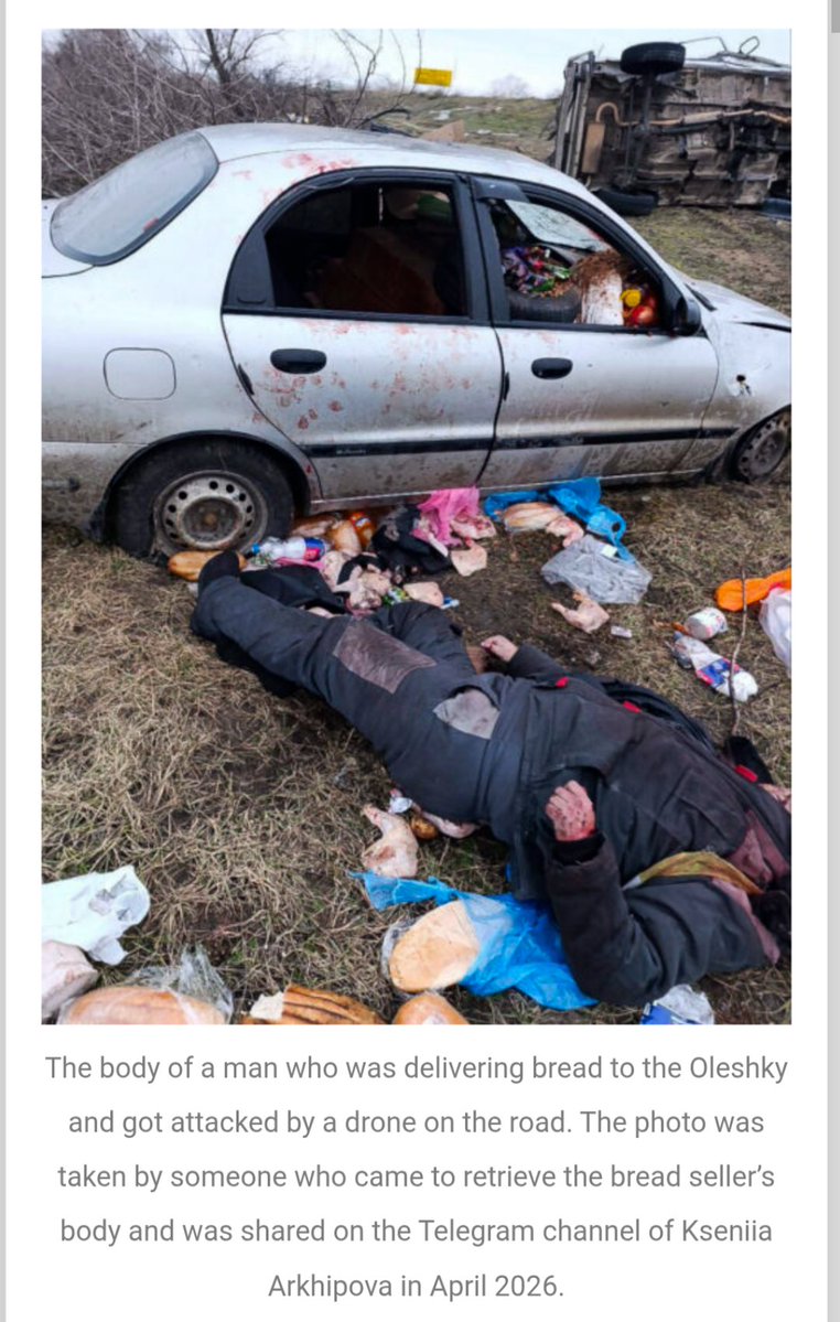 AbycatyAbycaty's tweet photo. #Oleshky is what genocide looks like when it happens behind the occupation line, largely unseen by the world. https://t.co/X7H0wSHIP6