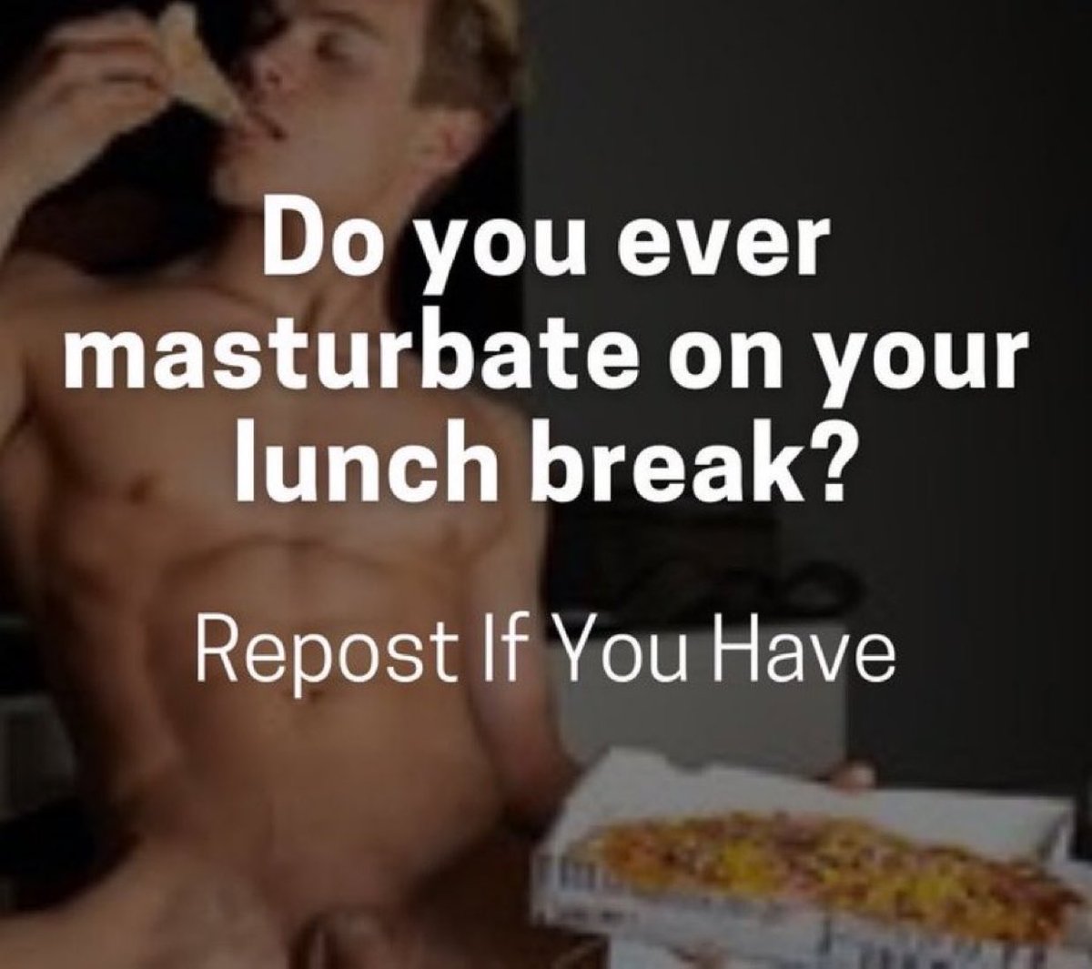 dark_diller22's tweet photo. Retweet if you have masturbated on your lunch break at work. https://t.co/sdWt0nfQGd