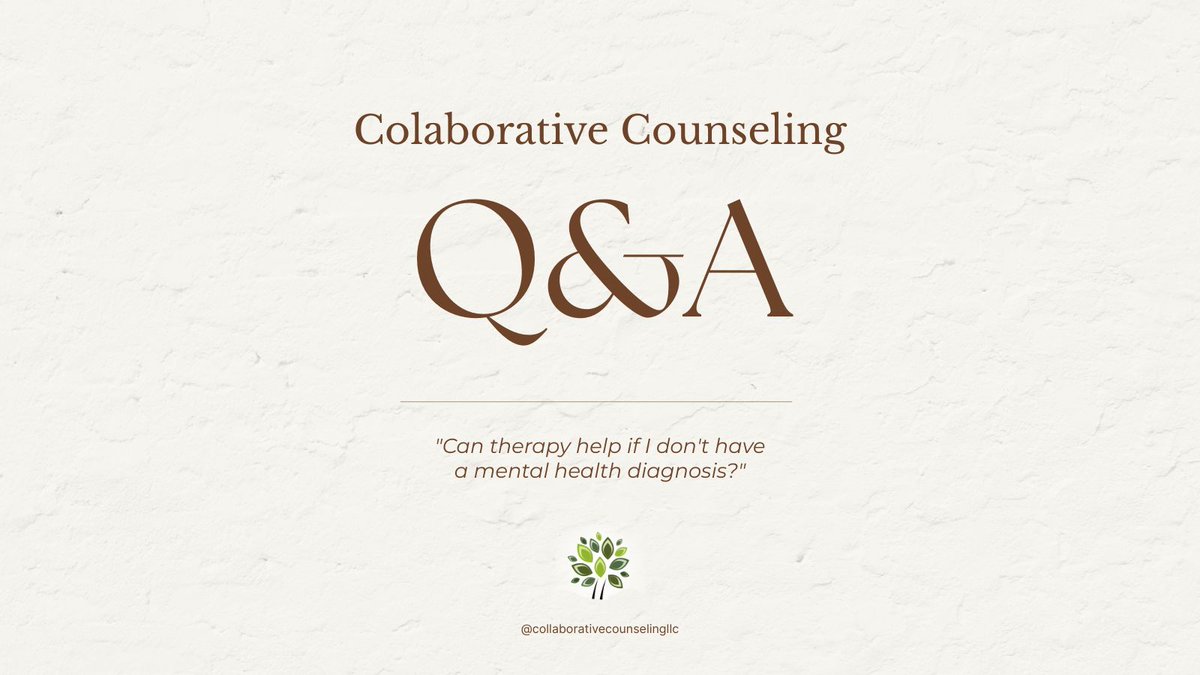 Therapy_MNandWI's tweet photo. Can therapy help if you don’t have a mental health diagnosis? Absolutely.

Therapy can help with stress, relationships, communication, confidence, work-life balance, parenting, and personal growth.

You don’t need a diagnosis to benefit from support.

#FAQThursday #TherapyWorks https://t.co/uNHVHOgp5g