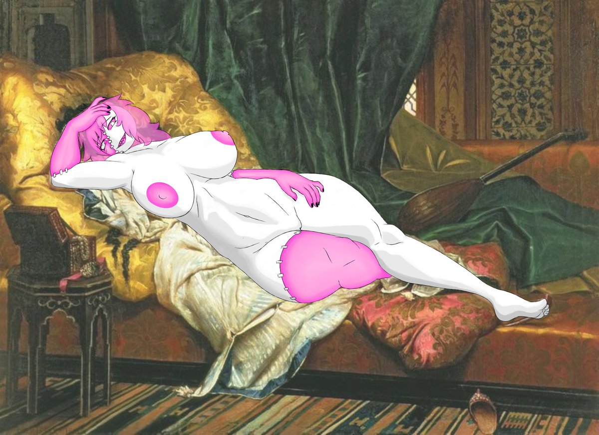 b3lc3bu003's tweet photo. 10. Odalisque 

Con mi increibles habilidades de bailarín, opte por la pintura 

OC de @YuneRos3 y un regalo al mismo tiempo para el🎉 https://t.co/87VU76N5Nb