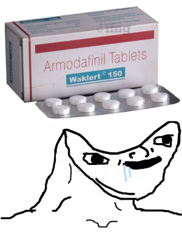 doctormorphh's tweet photo. retards benefit more from modafinil, scientifically proven.

according to a study in humans, IQ was significantly coorelated with how much modafinil improved cognitive outcomes. https://t.co/41ziCoNHrM
