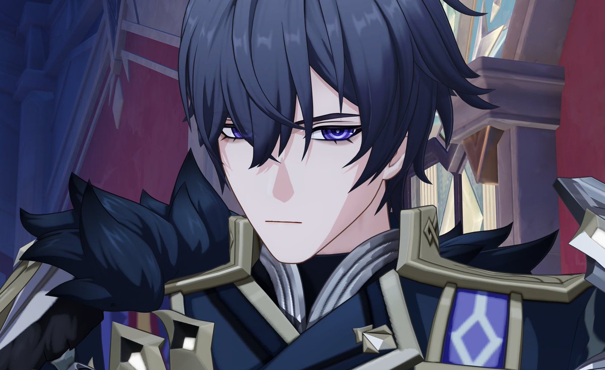 CataclysmBound's tweet photo. I appreciate Valeriy’s upper body design; he’s simple, but his eyes are striking! For who I assume is a mortal human, they’re rrly intimidating yet beautiful… his glare is very effective 

I don’t expect him to have a crazy features cus he’s a serious military man :p https://t.co/twr8AYALa6
