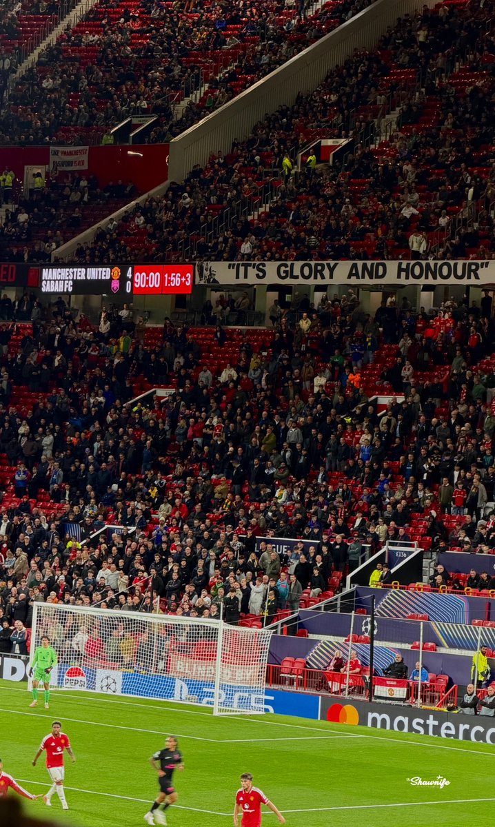 Shawnife's tweet photo. In my first two games so far at Old Trafford this season, we’ve scored 9 goals.

Maybe, just maybe I’m the goodluck magnet! 😅 https://t.co/5xvyNUjcD3