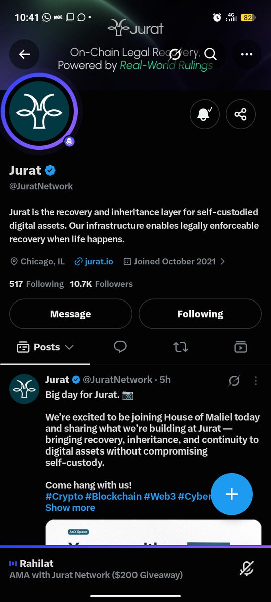 Zackweb3fo's tweet photo. @CryptoMaliel @JuratNetwork 0xEe14ca465Dcac1EF97Ee3160a4DCBcBC1e1536d8 https://t.co/DxFxwzX8Az