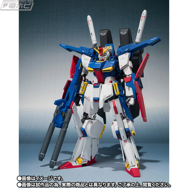 hobby_magazine's tweet photo. 【昨日の話題】『機動戦士ガンダムZZ』強化型ZZガンダムが「METAL ROBOT魂（Ka signature）」で商品化！各部にダイキャストを使用し、Gフォートレス形態への変形ギミックを搭載！

https://t.co/tgb254lQzQ

#ガンダムZZ #ガンダムフィギュア https://t.co/zq4ZdIYmmV