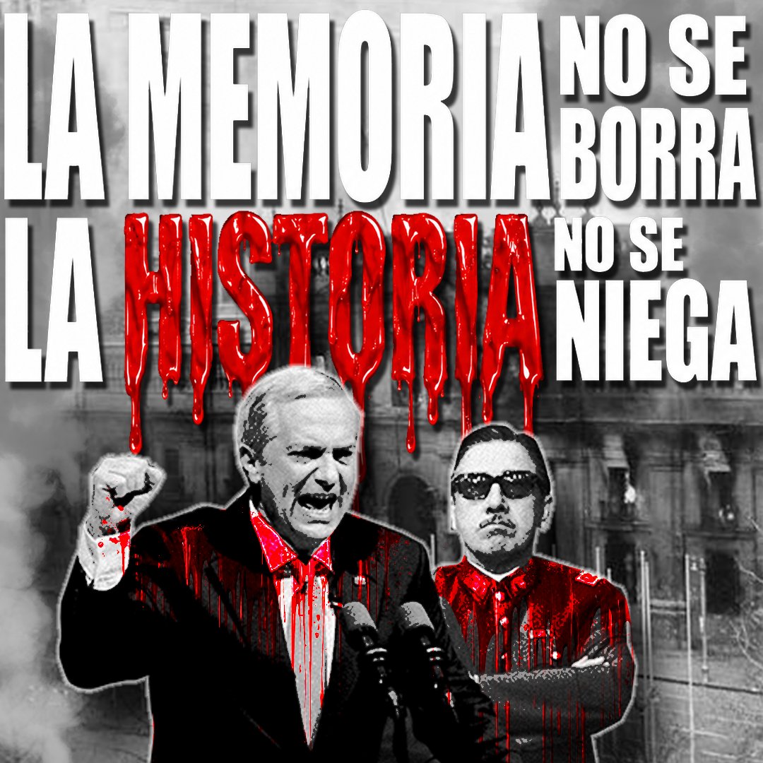 LagranjAntifa's tweet photo. NO AL FASCISMO, NO AL OLVIDO

NO HAY GOBIERNO NI PRESIDENTE QUE PUEDA BORRAR LA HISTORIA DE NUESTRO PAIS

LA MEMORIA NO SE NEGOCIA NI SE BORRA

Y RECUERDEN UN PUEBLO SIN MEMORIA ES UN PUEBLO SIN FUTURO

NO OLVIDAMOS-NO PERDONAMOS https://t.co/3IjRKO1WNC