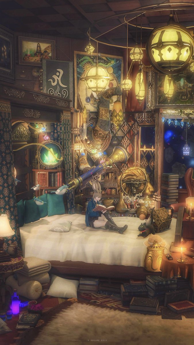 snoweu_xiv's tweet photo. 魔法使いの寝室

#FF14 https://t.co/vFUkKtqLdy