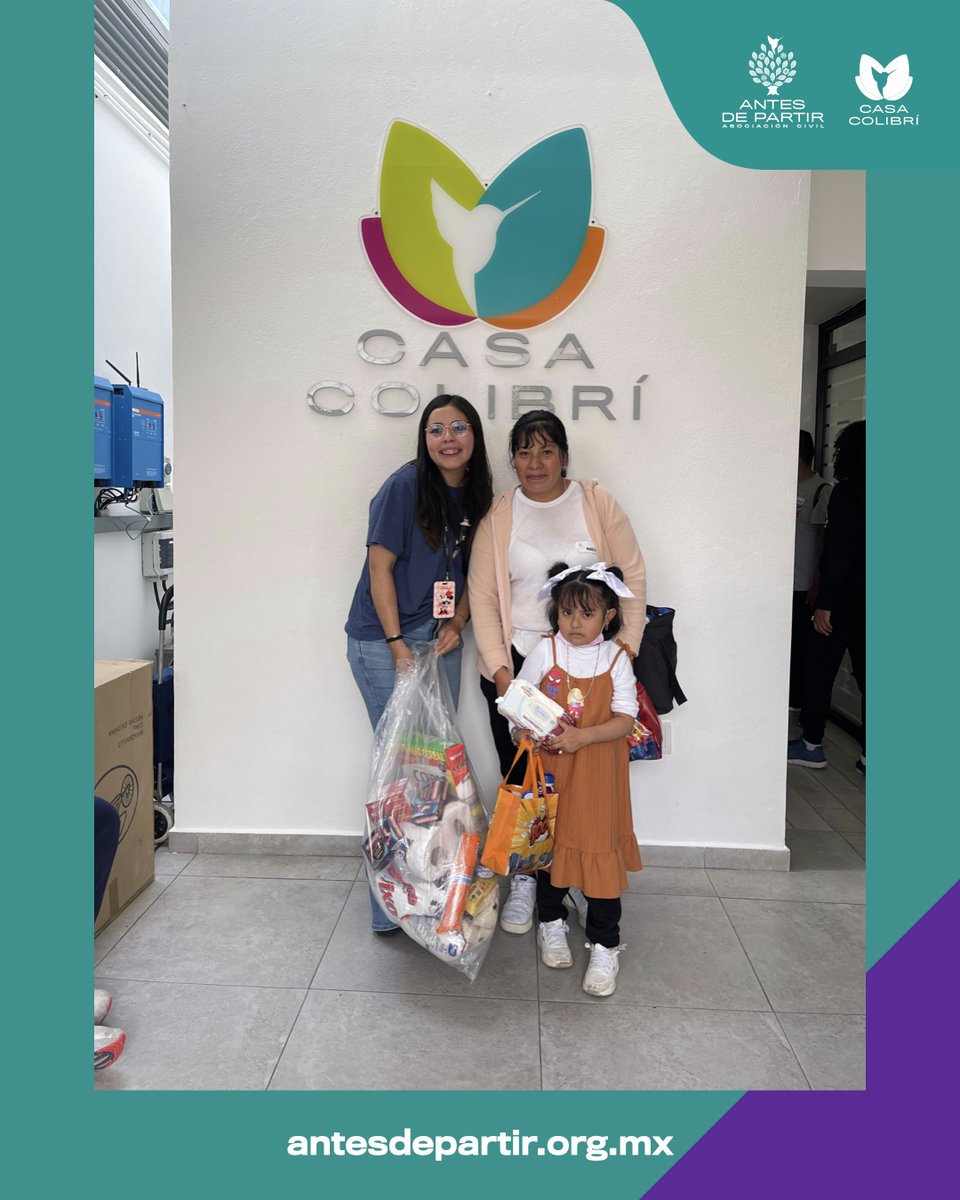 AntesDePartirAC's tweet photo. 🛍️💜 Gracias por sumar y acompañar a nuestras familias.
Agradecemos a @thomsonreuters por su generoso donativo de despensas para nuestros Guerreros Colibrí y sus familias. 🐦✨
#AntesDePartirAC #CasaColibrí #GuerrerosColibrí #ThomsonReuters #VoluntariadoCorporativo https://t.co/zc02YjPLcA