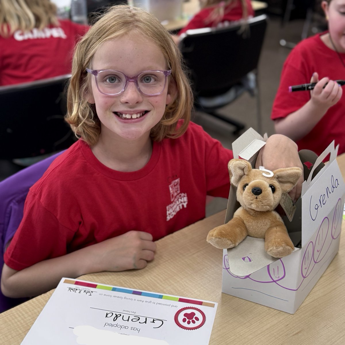 EdmontonHumane's tweet photo. Another season of EHS Summer Camps is in the books!☀️ Thank you to all of our campers who made each week a blast ❤️ 

We can't wait to welcome our fall campers this November for our one-day EHS Fall Day Camps 🍂

🕐 Spots are limited. Book now: https://t.co/oCoqkJeJX2 https://t.co/o2TLxufAy2
