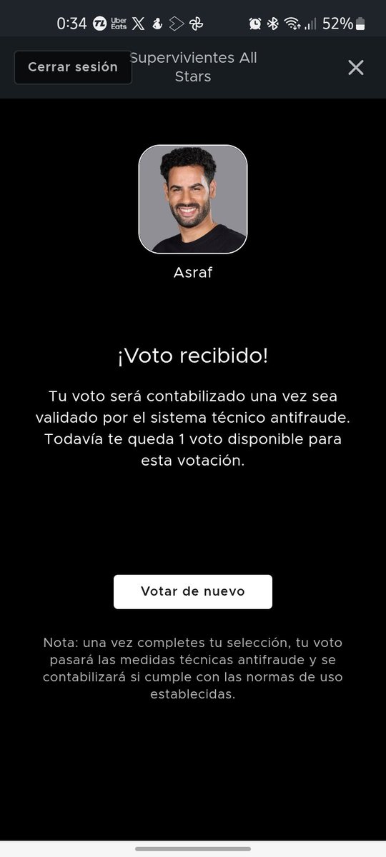 fikamorena's tweet photo. @LaRana_Oficial_ Asraf ganador 💪💪 https://t.co/5tbkHXWpQt