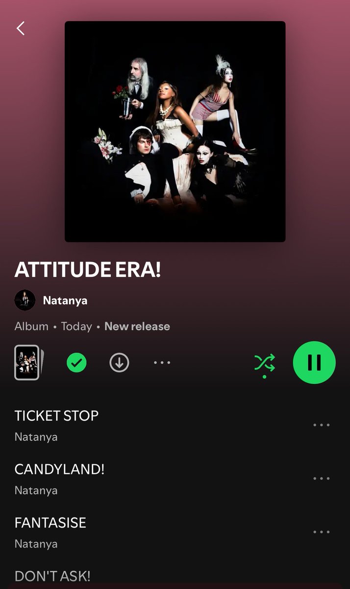 thewavetowatch's tweet photo. New Natanya is OUT GO STREAM ATTITUDE ERAAAA https://t.co/p26h1pY5Xf