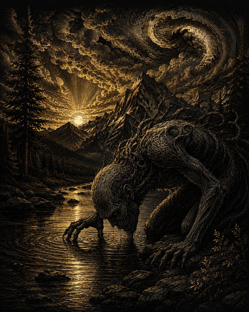 Singer953's tweet photo. GN artlovers ✨🌟🌙

Devourer

I drink the dying light.

3/3, 
Price 10 tez https://t.co/r3b4HZDUBD
