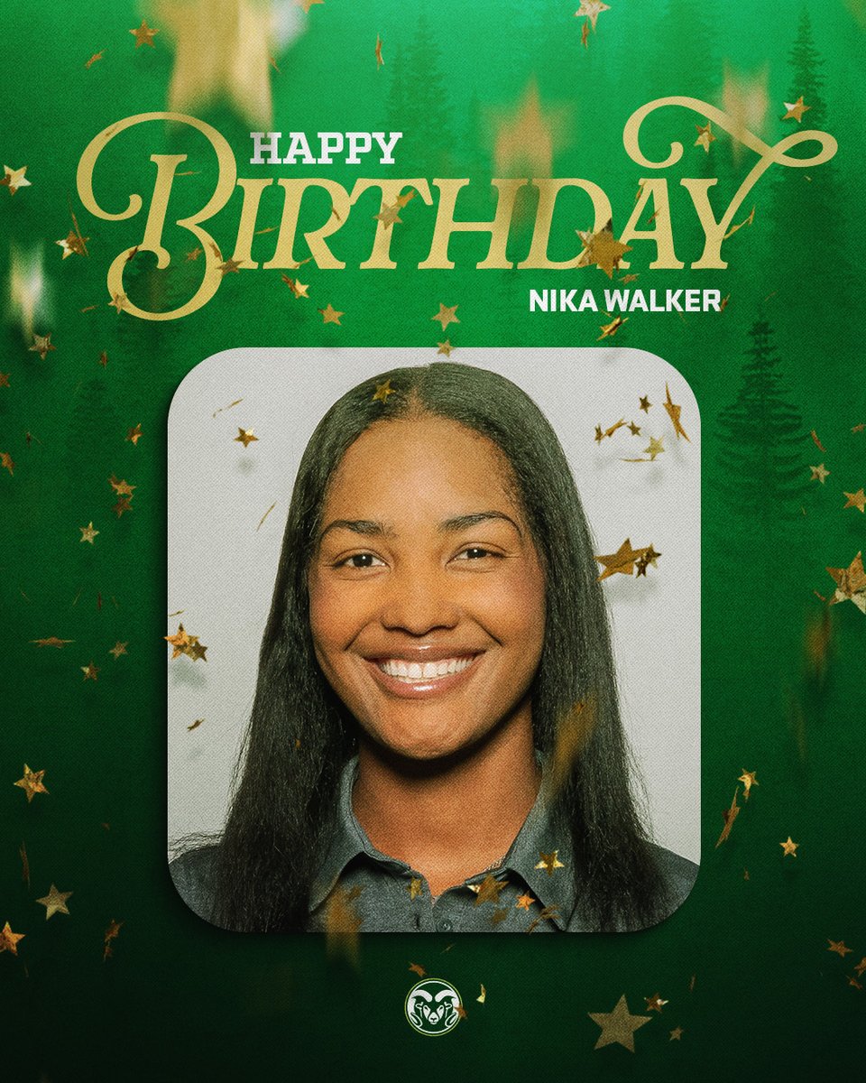 CSUSoftball's tweet photo. Join us in wishing our athletic trainer, Nika Walker, a very happy birthday!! 🥳

#Relentless x #CSURams https://t.co/hBcS8mUsY4