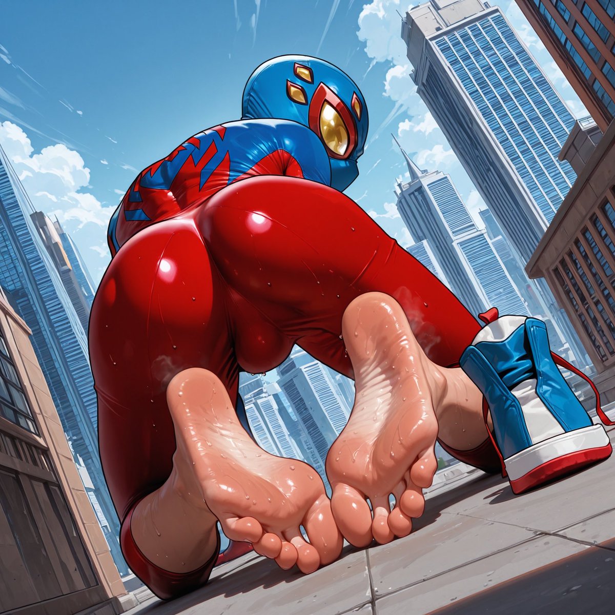 CaptainFuto2's tweet photo. COMMISSION: Spider-Boy 🕷️🕸️🦶🏼

A new Spider-Boy set is now available on my Patreon for Captain and Extra tiers! (Link in bio)

#feet #soles #fanart #spiderboy #male #footfetish #yaoi #chudai #BL #gay #man #AIart #AIBL部 #AIイケメン部 https://t.co/Dai77DuZlt