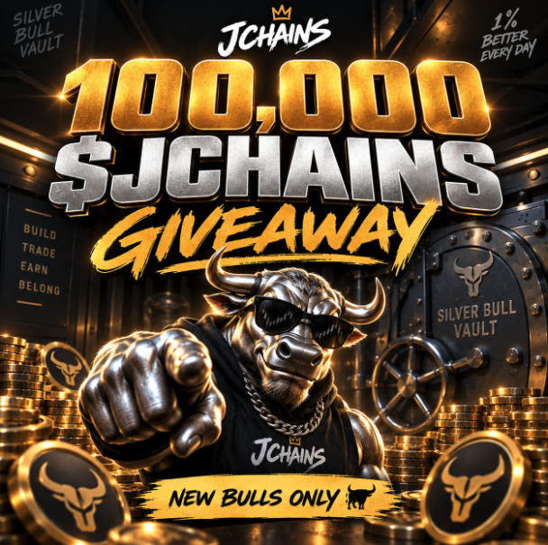 jchains's tweet photo. 🐂 I’M GIVING AWAY 100,000 solana:5qzX8fkFtVu7XbopVuHrCYFC2w1YsVAryN3WJeq1pump 

I claimed my first Silver Bull Vault staking rewards from @pantheonvaults LIVE on the show today.

Instead of restaking them, I’m giving 100K solana:5qzX8fkFtVu7XbopVuHrCYFC2w1YsVAryN3WJeq1pump to someone who DOESN’T already hold the token.

I want to bring a new Silver Bull into the community.

To enter:
• Follow @JCHAINS
• Like + repost
• Comment “I’M IN” and tag one person who should join you

I’ll pick one new holder and send you 100K solana:5qzX8fkFtVu7XbopVuHrCYFC2w1YsVAryN3WJeq1pump   enough to unlock the token-gated section of our Discord.

Welcome to the Bullpen. 🐂

1% Better Every Day.