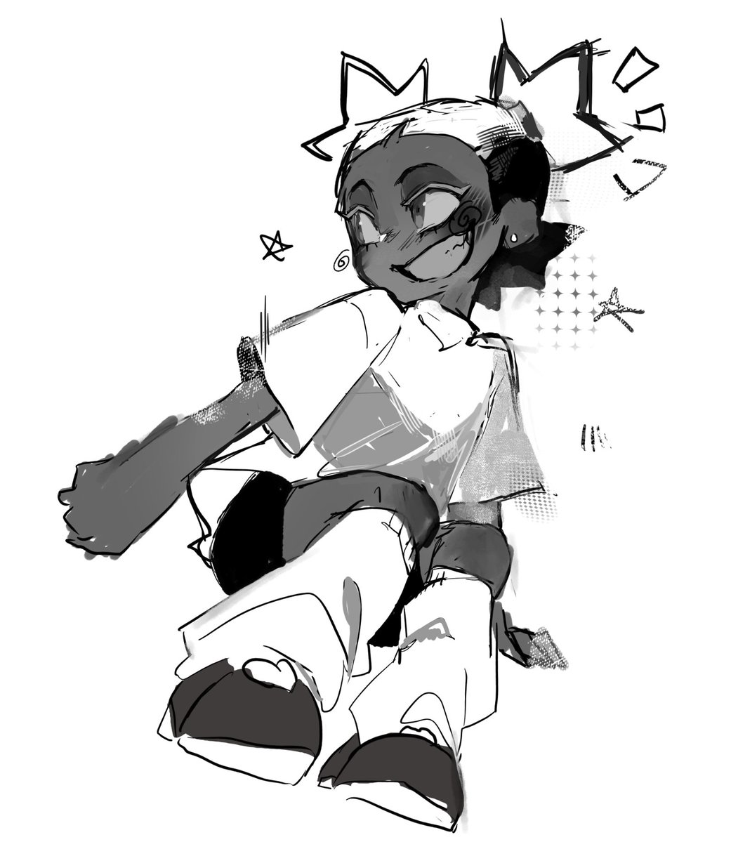 _KAVIIX_'s tweet photo. Little sketch of Aika ⭐️She's so precious !  #idwtbamg #fanart https://t.co/5P4bm8U6xh