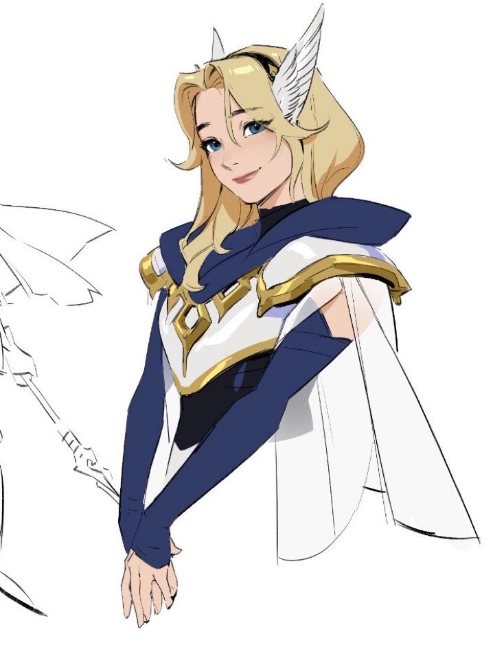 luxnoira's tweet photo. when youre in a princess competition but your opponent is luxanna crownguard https://t.co/LkcyHDMCai