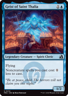 MTGGoldfish's tweet photo. An uncommon mirrored pair for Thalia, neither quite getting up to her previous cards. More previews at https://t.co/eGMDg4DZ91

Source: https://t.co/0uI7SdeP4Y
🎨: @LuisaPreissler https://t.co/N2k0E16p8R