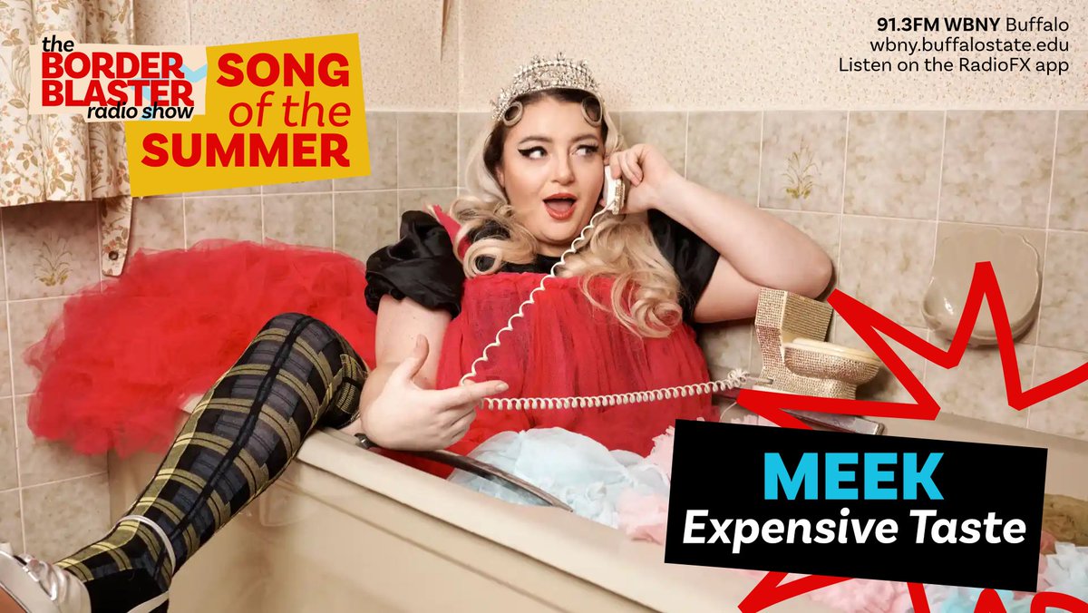 benzjfm's tweet photo. Congratulations to the Border Blaster's Song of the Summer, "Expensive Taste" by MEEK! A fun track about silver-spoon dreams that doesn't take itself too seriously while taking you for a ride.

https://t.co/HFODVAcq33

Listen to the Border Blaster Mondays at 8pm on @WBNYbuffalo. https://t.co/qcYbWOqHaR