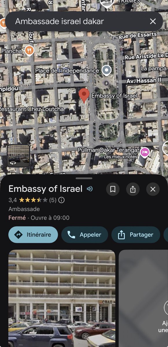moustafa753456's tweet photo. @breski667 @lnstantFoot Pourtant il y a une ambassade d’israël dans notre capital à Dakar. Tu devrai avoir honte de parler comme ça à ton frère. https://t.co/v3Q9Bs2WIQ