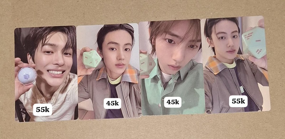 goyangiimiaw's tweet photo. ‼️WTS PHOTOCARD CORTIS,  HEARTS2HEARTS, BABYMONSTER OFFICIAL READY INA‼️

✅️Harga sesuai di pict
✅️Ready Kamar
❌️Exc pack + adm 
💸Keep dp 50%
📍Dom Jaksel 
👹No HNR yaa‼️

#WTS #coersell #hatchusell #monstiezsell #kpop #cortis #hearts2hearts #babymonster #gen5 #readyina https://t.co/G8gHDk7xky