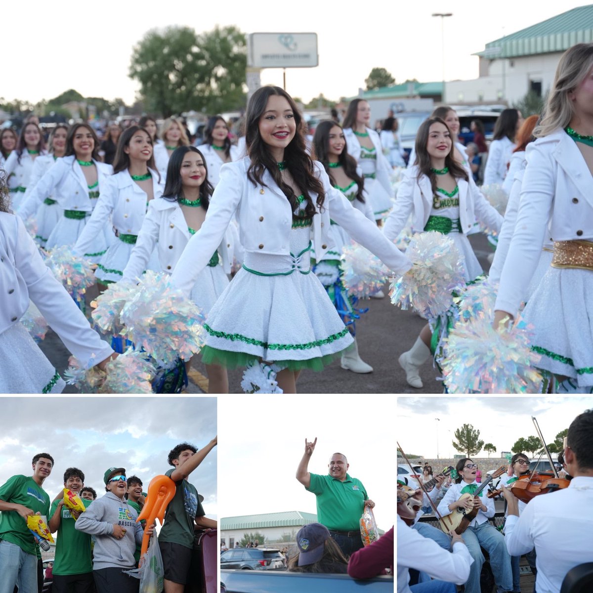 SocorroISD's tweet photo. Emerald City Limits: A Homecoming Week to Remember! ✨

Montwood High School brought the magic all week long for an unforgettable homecoming celebration! From the homecoming parade, which brought students, families and the community together, to the pep rally, the Rams showed up with plenty of school spirit and hometown pride.

The Rams will cap off the week with the homecoming game tomorrow, September 11 at 7:30 p.m. at the SAC against Americas High School. Bring your spirit, bring your voices and get ready to Earn Your Horns! 💚🐏