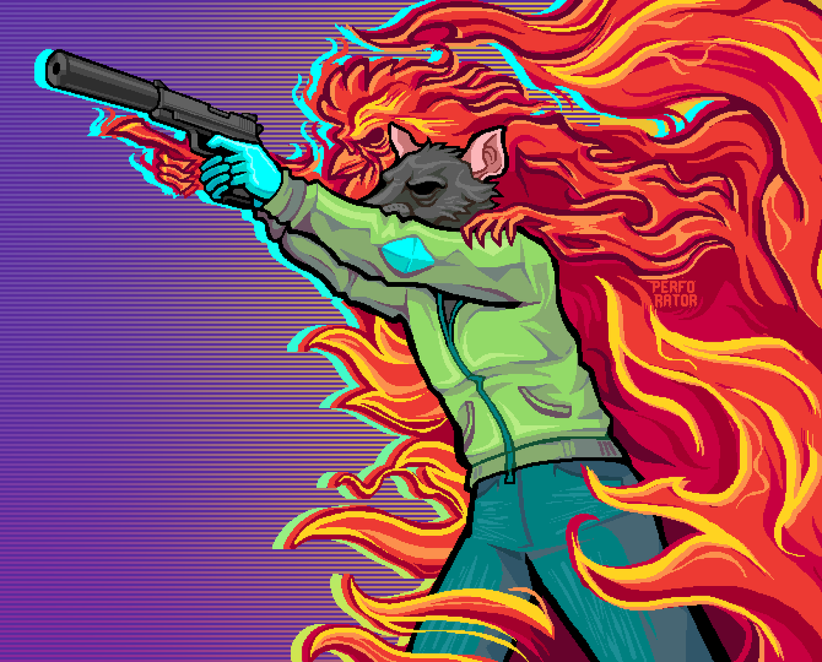 perfrator's tweet photo. You don't have much time. No one does.
#hotlinemiami https://t.co/TD2vp4KucW