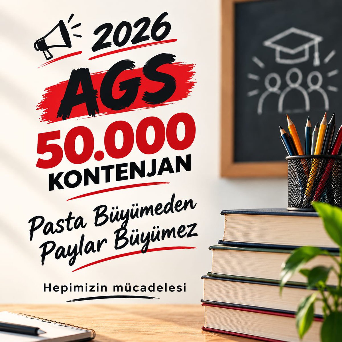Gjzoss's tweet photo. Güçlü bir gelecek, güçlü bir eğitim kadrosuyla inşa edilir. Daha nitelikli bir eğitim için ücretli öğretmenlik sistemi yerine MEB Akademisinin 50 bin kontenjanla kalıcı bir çözüm olarak desteklenmesini bekliyoruz. #ÜcretliyeSonAkademiye50Bin
@RTErdogan @Yusuf__Tekin https://t.co/N0UZNV8S71