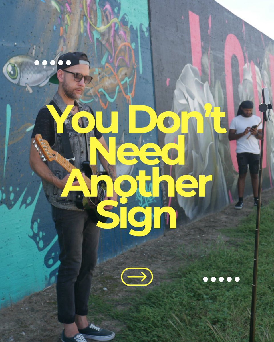 Runwithitband's tweet photo. What are you waiting for?

That question is at the heart of our new song, One Way Ticket.

Stop waiting for perfect. Stop waiting for someday.

Make the thing. Take the chance. Start before you’re ready.

One Way Ticket is out now. 🎟️ https://t.co/oe21CX1oyJ