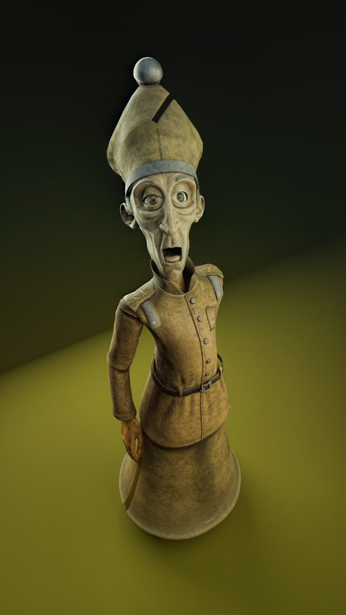 3dble's tweet photo. A character from my new film "Inside Chess: The Pawn’s Path".
#blender #b3d #characterdesignㅤ #art https://t.co/CtsdYX2eS5