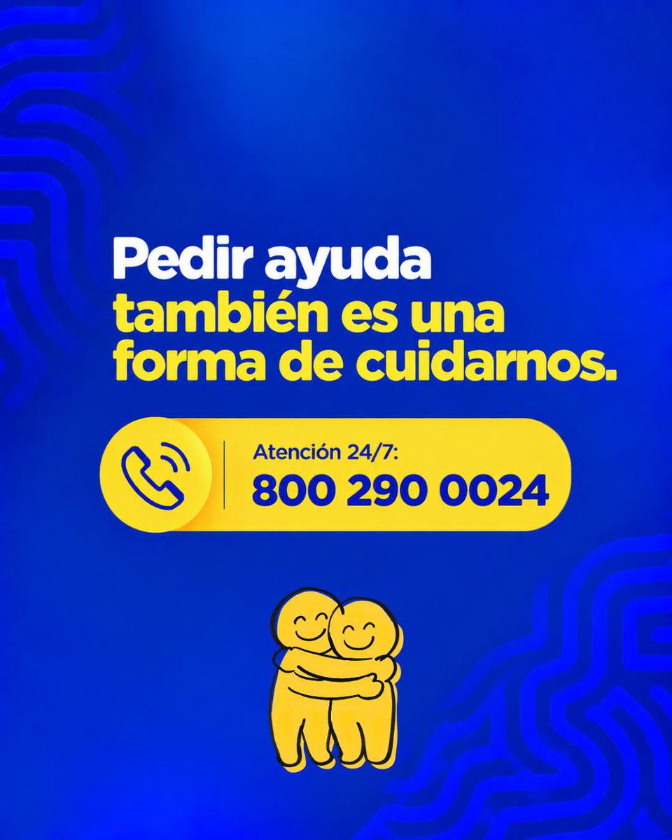 MiguelMendiolaS's tweet photo. A veces no sabemos lo que está viviendo la persona que tenemos enfrente. Por eso vale la pena preguntar: ¿cómo estás, de verdad? 

Si tú o alguien cercano atraviesa un momento difícil, en Guanajuato pueden llamar al 800 290 0024, disponible las 24 horas. https://t.co/Fu9gglz89l