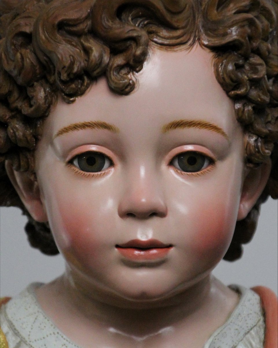 mbautistagamaza's tweet photo. •Última Obra: Sagrado Corazón de Jesús Niño para la Parroquia del Espíritu Santo de Mairena del Aljarafe, Sevilla.
Detalles del rostro del Infante
#imagineria #artesacro #tdscofrade https://t.co/K9wOTdbWma
