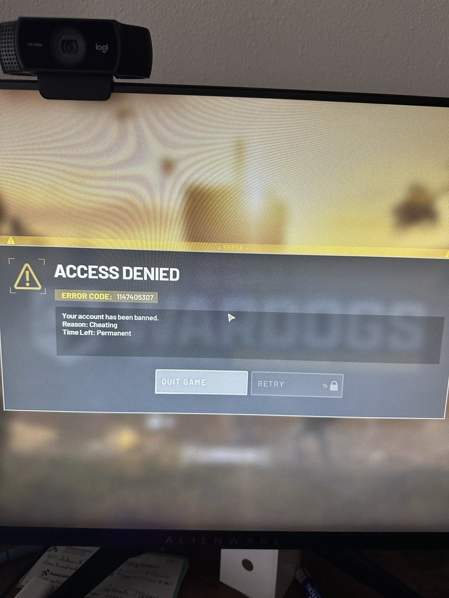 JocKnn_'s tweet photo. @WARDOGS What about issues with this? I got banned just sitting in the queue waiting to play after it failed 4 times https://t.co/2AqPYeLmzB