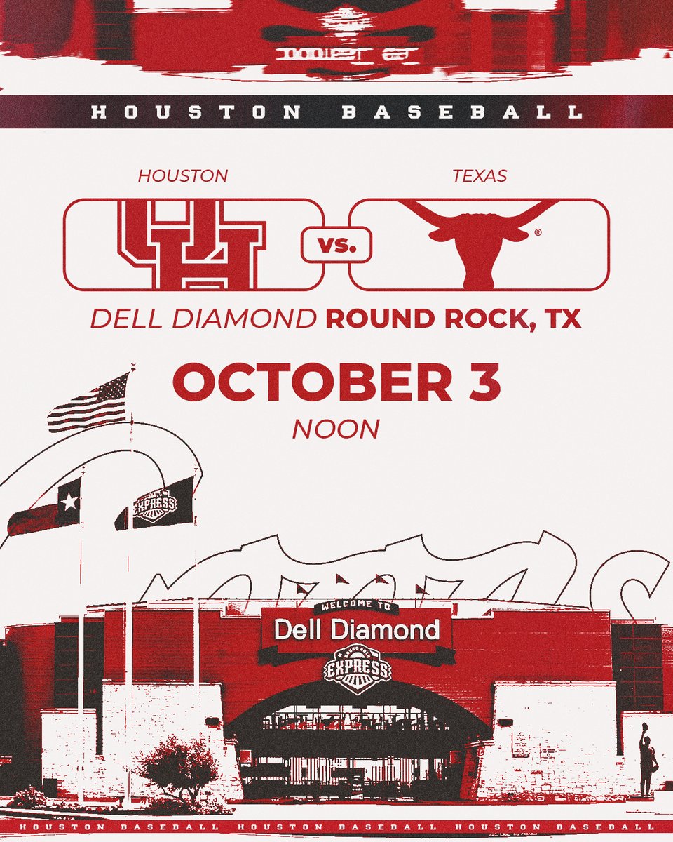 UHCougarBB's tweet photo. Kicking off our fall slate with the Longhorns ⚾️  

🎟️ https://t.co/lPUXps2cPA https://t.co/TEgdNX14yl