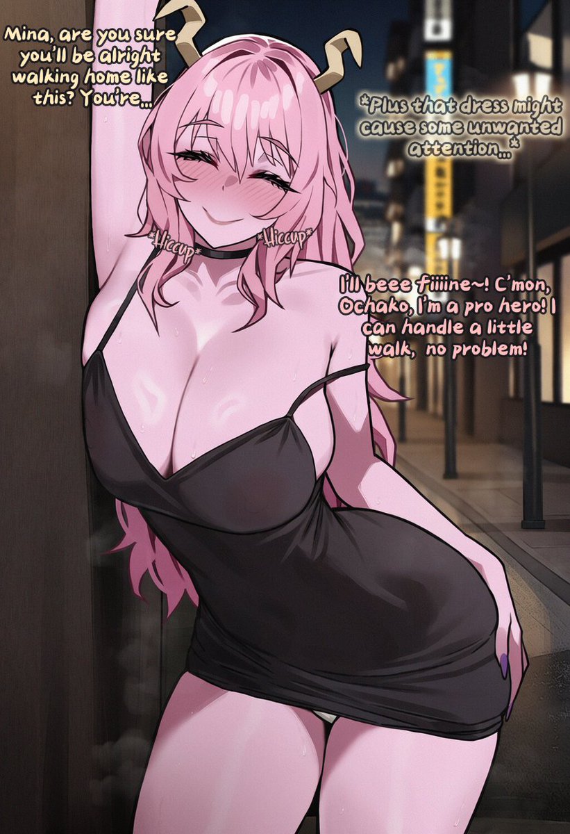 dderpAi's tweet photo. Mina's night out 💜
#blacked #blackedwaifus #MyHeroAcadémia https://t.co/Z1LLhHLled