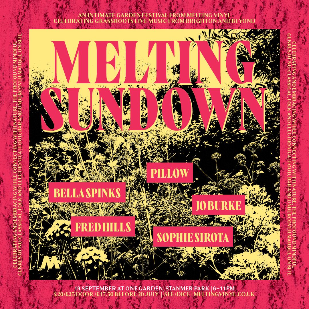 MeltingVinyl's tweet photo. Embrace nature and musicality which connect to our environment, with mindful genres including nu-classical, folk, and gentle electronica.
Saturday 19th September at One Garden, Stanmer Park @onegardenbrighton 
https://t.co/CrvfvTjTdQ https://t.co/1jeBxlY8Y7